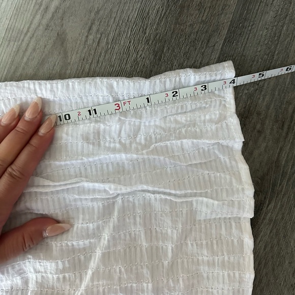 White Tiered Maxi Skirt - Picture 2 of 3